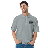 FAA Logo Men's Premium Polo - Green Letters