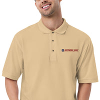 JUSTWORK_HVAC Men's Premium Polo