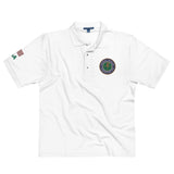 FAA Logo Men's Premium Polo - Green Letters