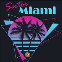 Sector Miami Hoodie - VICE - Unisex - Navy