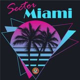 Sector Miami ODU T-Shirt - VICE - Unisex - Navy