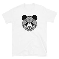 Panda Mandala - White Short-Sleeve Unisex T-Shirt