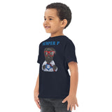 Semper P - Toddler Jersey T-shirt - White/Gray/Navy