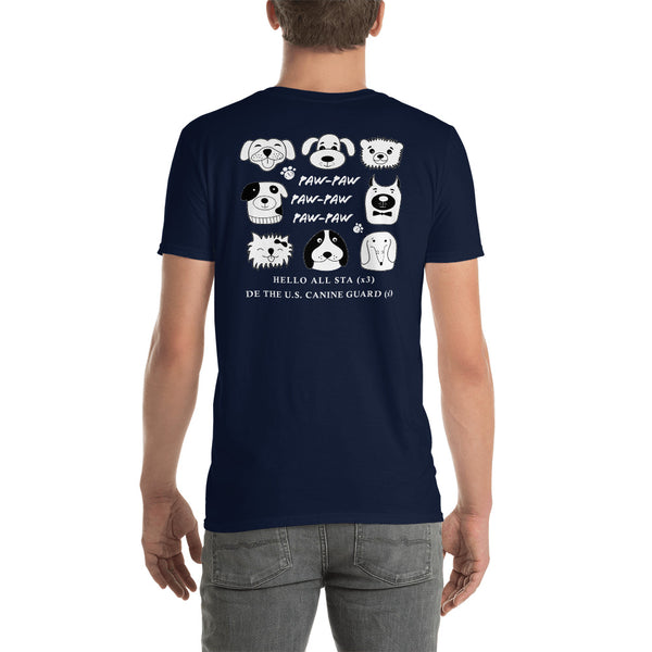 USCG ODU T-Shirt - PAW-PAW-DOGS - Unisex - Navy