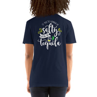 USCG ODU T-shirts - If You're Going to Be Salt, Bring Tequila - Unisex - Navy