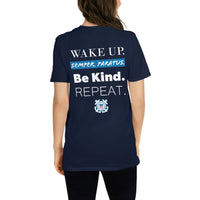 USCG ODU T-Shirt - Wake Up. Semper Paratus. Be Kind. Repeat. - Unisex - Navy