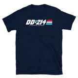 DD-214 - Black - Navy - Dark Grey - Unisex T-Shirt