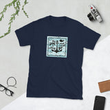 The Sea Is Calling And I Must Go - Black - Navy - White - Unisex T-Shirt