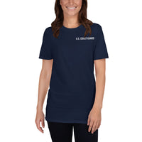 USCG ODU T-Shirt - Act Like A Lady, Curse Like a Sailor - Navy