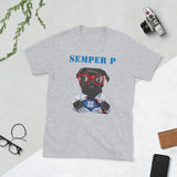 Semper P - Unisex T-shirt - White/Gray/Navy