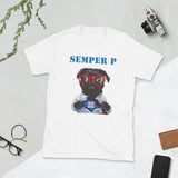 Semper P - Unisex T-shirt - White/Gray/Navy