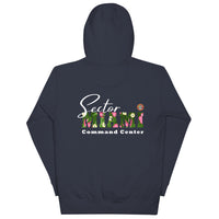 Sector Command Center Hoodie - Tropical - Unisex - Navy