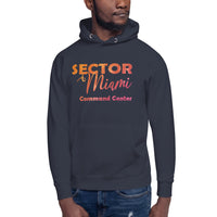 Sector Command Center Hoodie - Sunset - Unisex - Navy