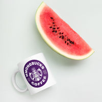 Hmongbuck Coffee White Glossy Mug